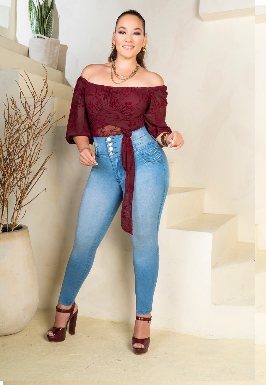 PUSH UP JEAN MHT12425