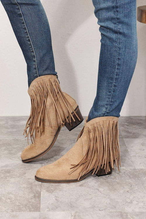 Legend Women's Fringe Ankle Boots