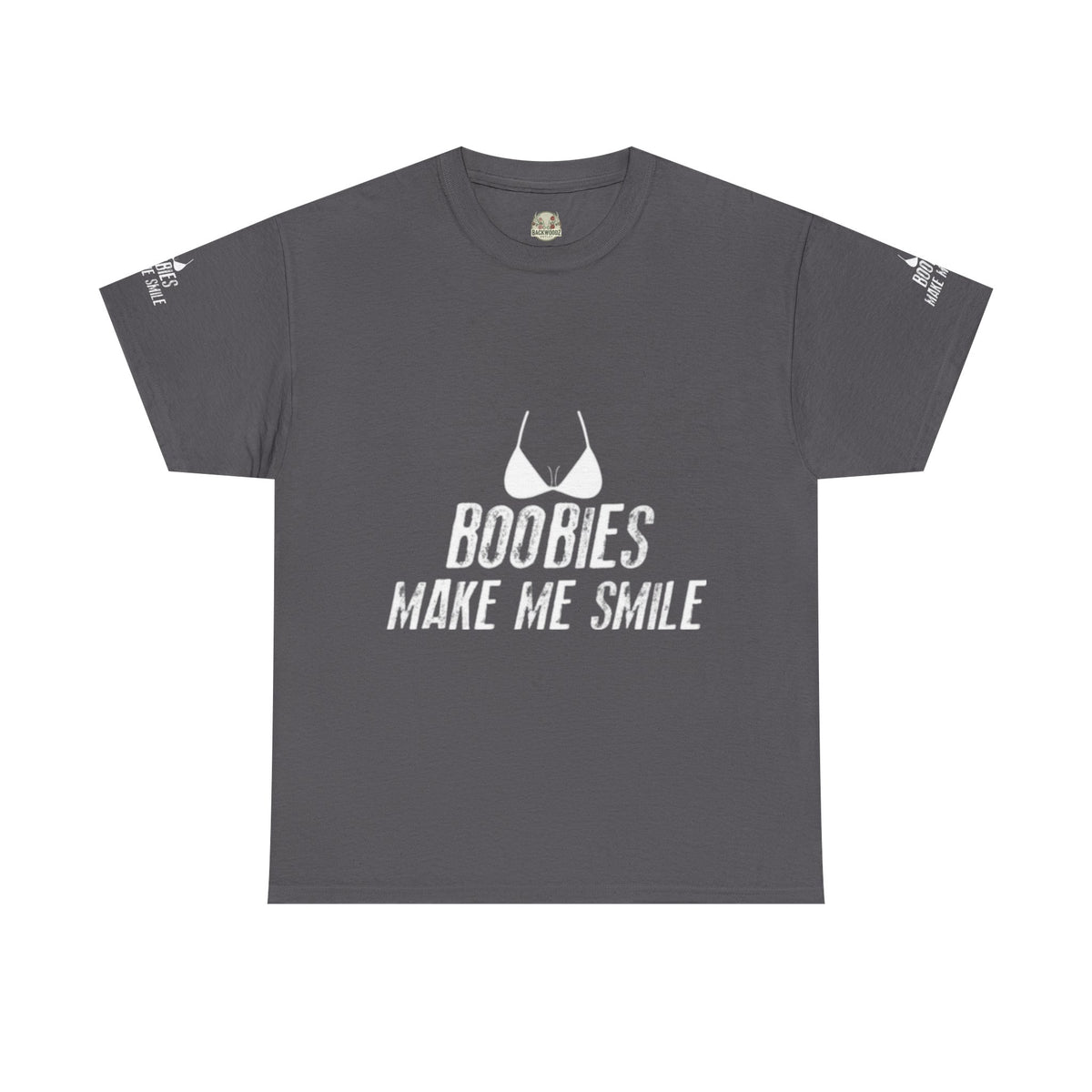 Boobies Make Me Smile Cotton Tee