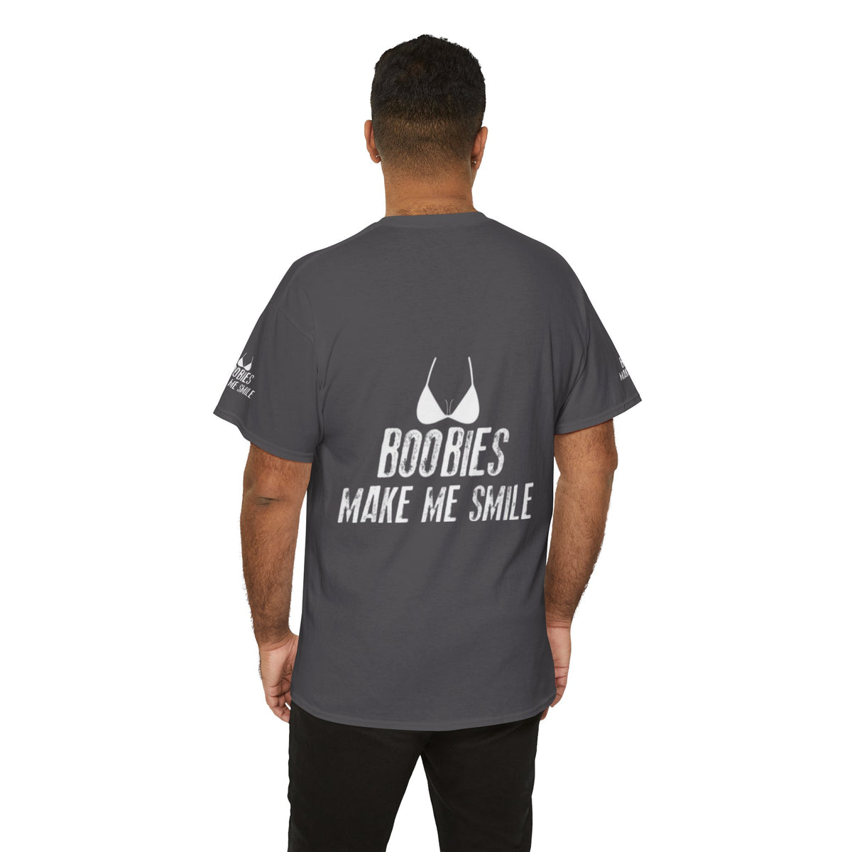 Boobies Make Me Smile Cotton Tee