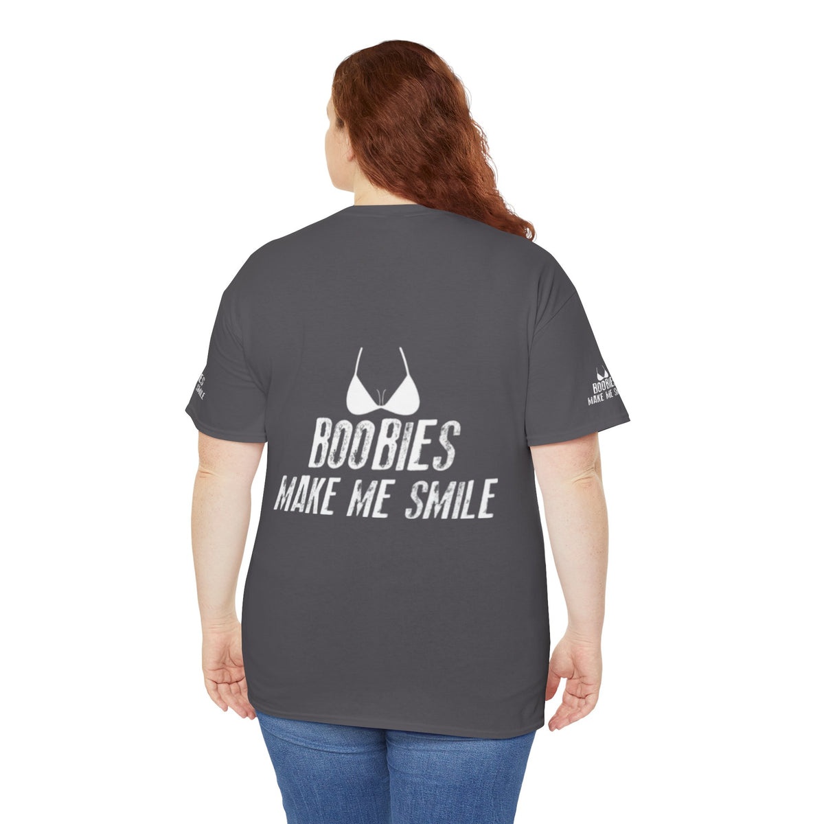 Boobies Make Me Smile Cotton Tee