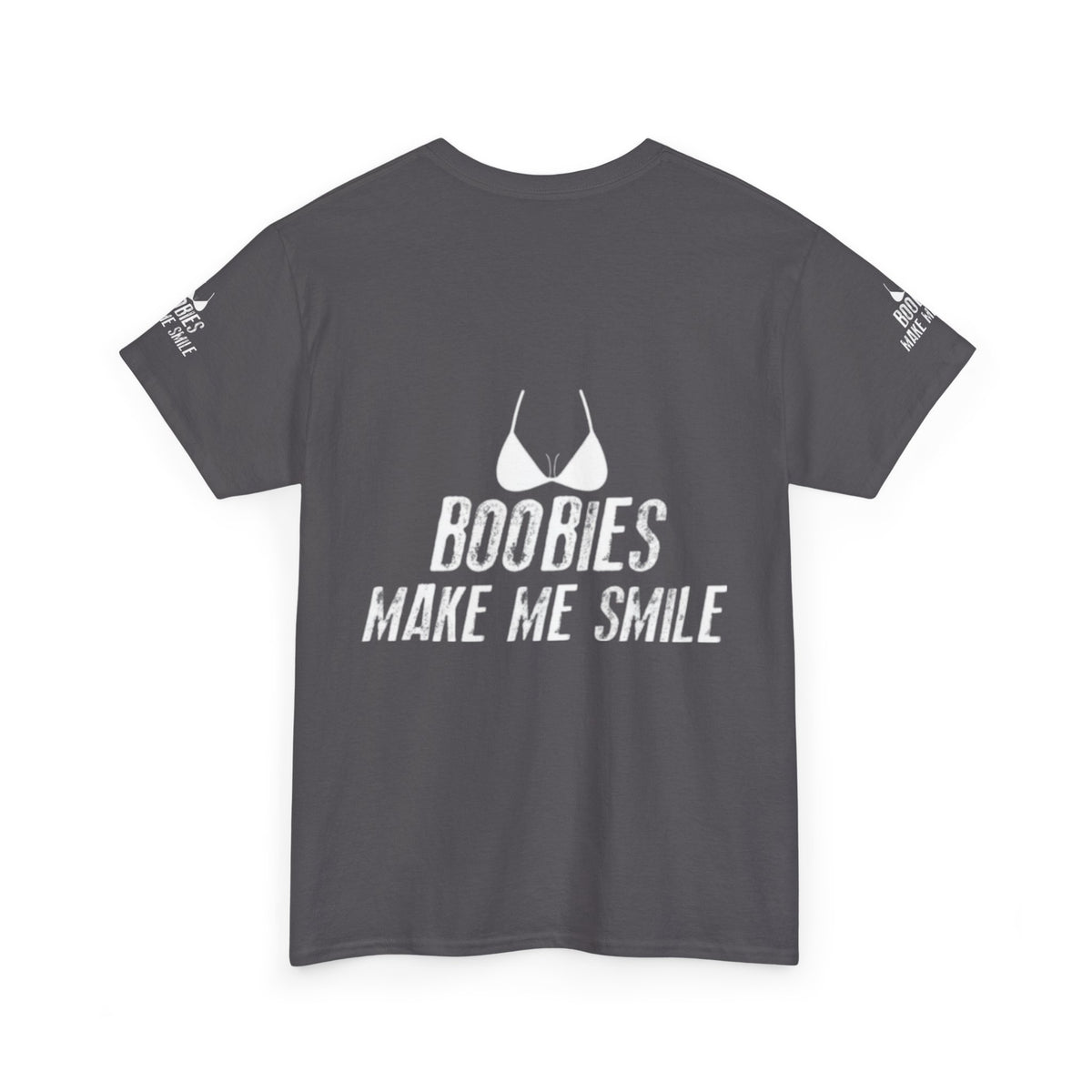 Boobies Make Me Smile Cotton Tee
