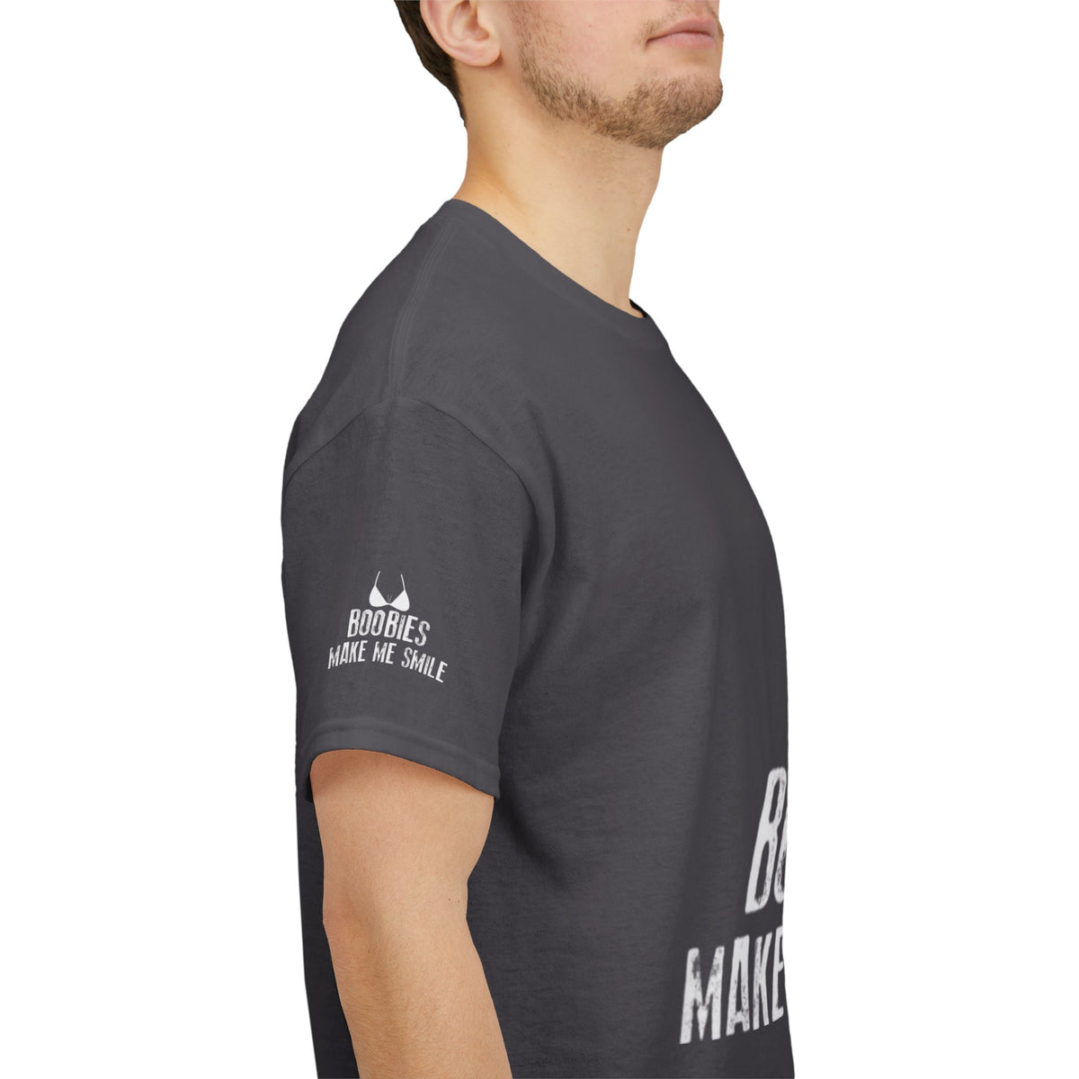 Boobies Make Me Smile Cotton Tee