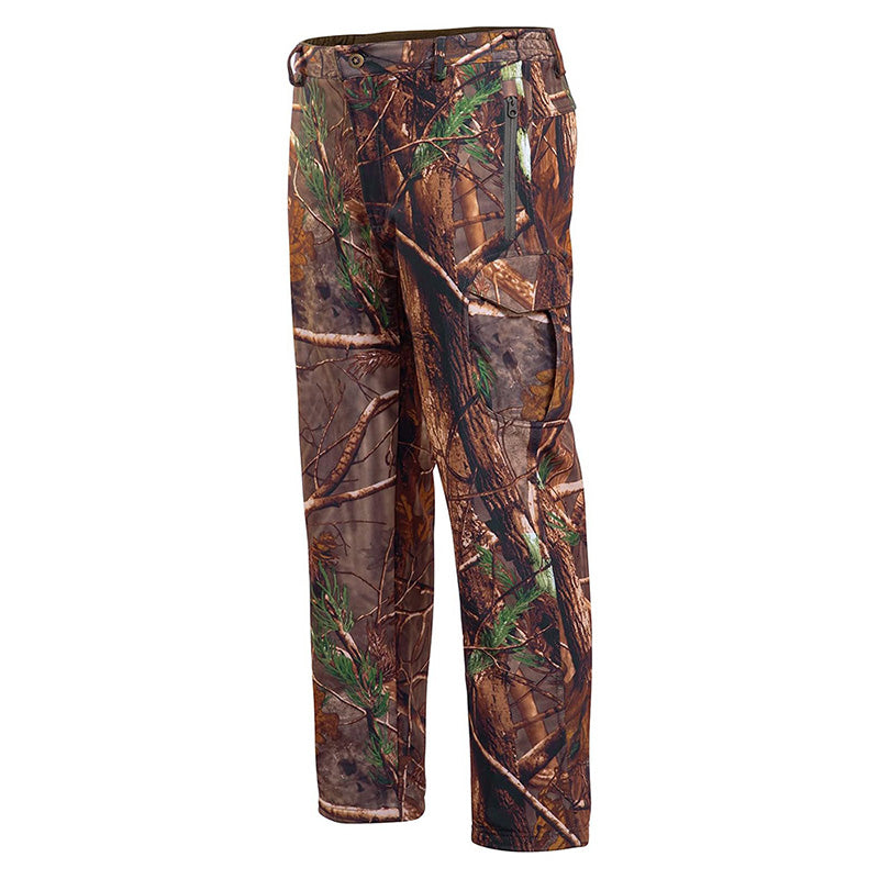 Hunting Pants for Men Camouflage Clothing Gear Windproof Fleece Lined for Winter