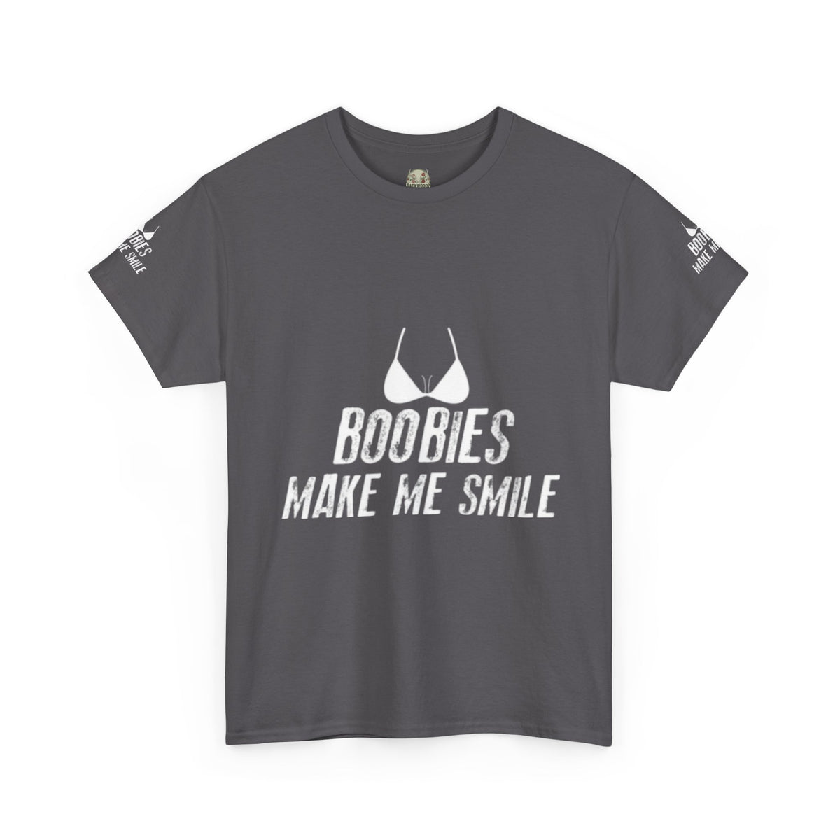 Boobies Make Me Smile Cotton Tee
