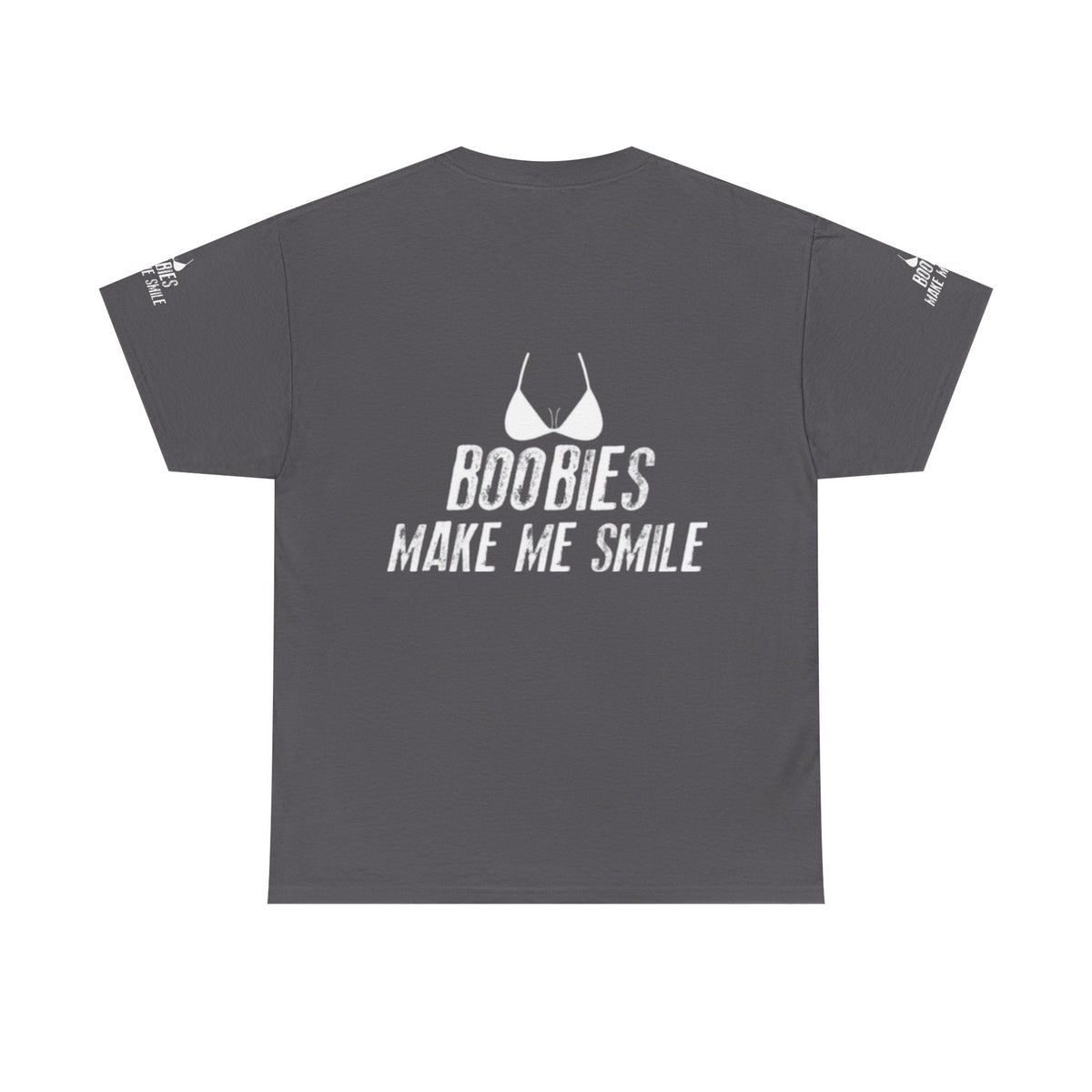 Boobies Make Me Smile Cotton Tee