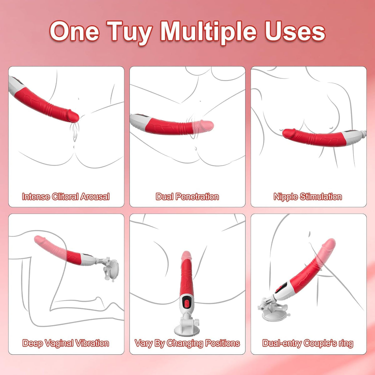 RefinedEdge Thrusting Dildo Sex Machine