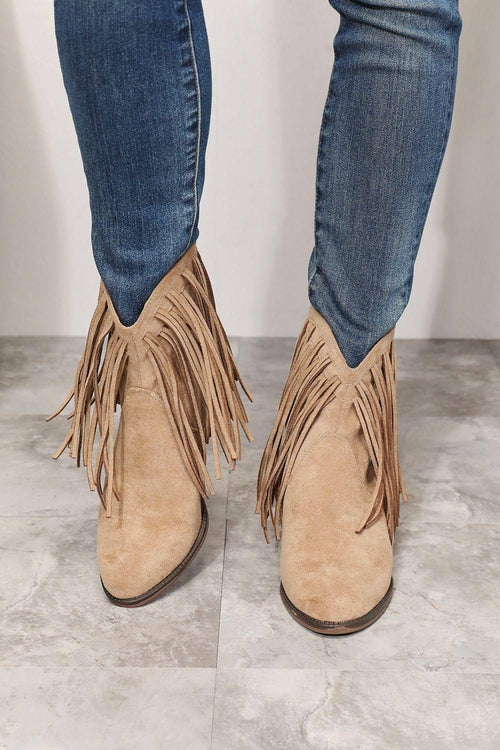 Legend Women's Fringe Ankle Boots