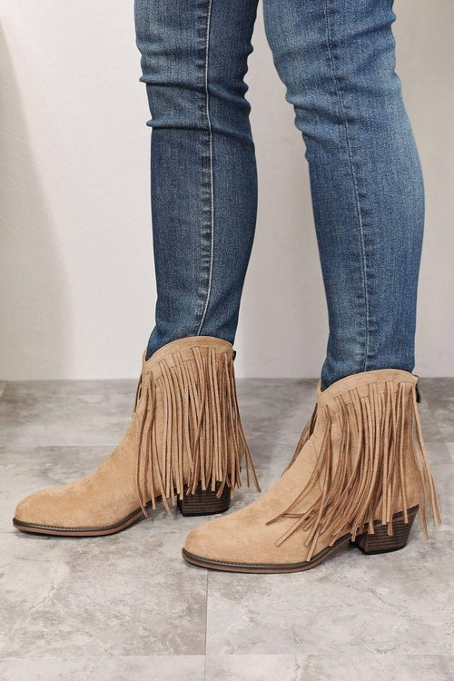 Legend Women's Fringe Ankle Boots