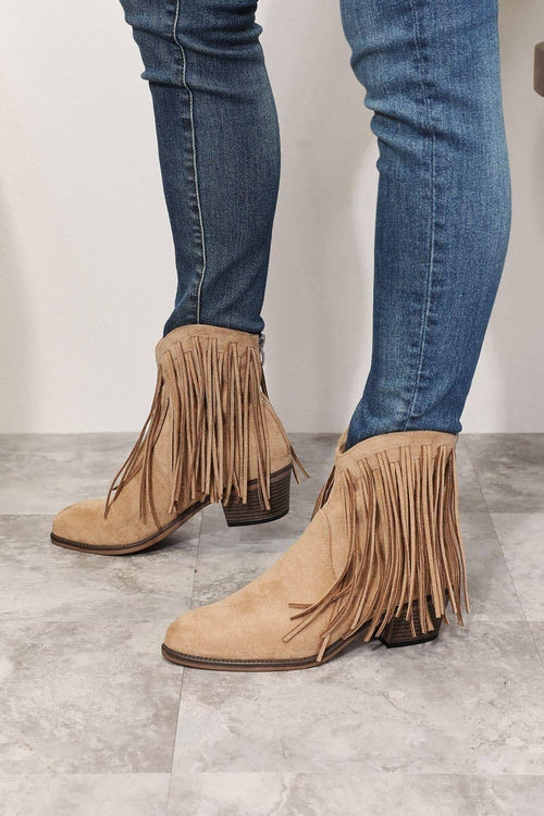 Legend Women's Fringe Ankle Boots