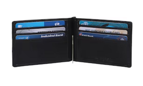Black Leatherette Wallet